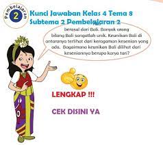 Lengkap Kunci Jawaban Kelas 4 Tema 8 Subtema 2 Pembelajaran 2 Kunci Jawaban Tematik Lengkap Terbaru Simplenews