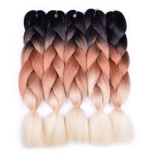 Box braiding is a style of braiding hair that protects the natural hair and scalp even as it incorporates the synthetic/natural hair extensions to extend the braids. Amazon Com Bacana Ombre Braiding Hair Black Brown Blonde 5pcs Jumbo Braid Hair Extension 24 Braiding Hair Beauty Personal Care