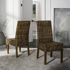 Acapulco dining sidechair features a flat wicker back and attached seat. Wicker Rattan Kitchen Dining Chairs You Ll Love In 2021 Wayfair