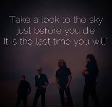 Take A Look To The Sky Just Before You Die Metallica For Whom The Bell Tolls With Images