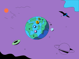 Crypto World Creative Illustration Illustration Design Illustration