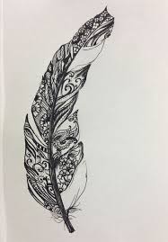 Das wäre bei dem tattoo z. Feather Drawing By Carla James Www Etsy Com Shop Siparia Tattoo Vorlagen Tattoos Rucken Federtattoo