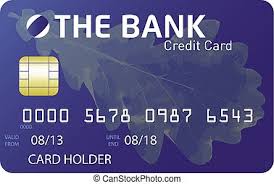 There are different methods used by credit card validators to verify the details of the credit card before accepting and authorizing the payment process. Credit Card Blue Credit Card With Multicolored Blending Squares Pattern Canstock