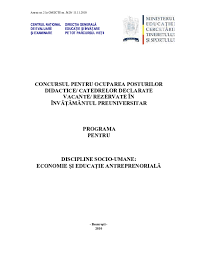 Proiecte educative isj ilfov_calendar 2020. Pdf Economie Si Educatie Antreprenoriala Pro Dan Min Academia Edu