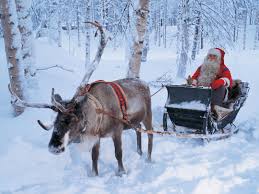How many reindeer pull santas sleigh on a clear night? Real Santa Claus Sleigh Novocom Top