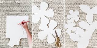 You may also see flower stem templates. Diy Giant Paper Flowers Tutorial Maison De Pax