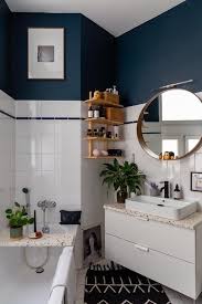 By changing the style in the upper third of a wall, you can exaggerate height in the room. Our Bathroom Is Finally Done Berlin Germany Amateurroomporn Home Decor Home Decor Kitchen Home