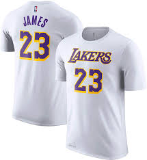 Welcome to the #lakeshow | 🏆 17x schroder has been terrific late in the 4th and here in ot. Amazon Com Lebron James Los Angeles Lakers 23 White Youth Dri Fit Player Name Number T Shirt Clothing