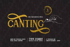 You can download any decorative font for free in truetype (.ttf) and opentype (.otf) format. Canting Font By Omotu Creative Fabrica In 2020 Elegant Logo Design Typeface Photoshop Icons