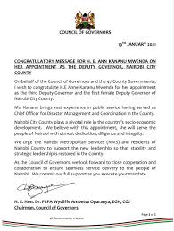 Anne kananu's vetting must be the fastest we have witnessed ever. Kpq5xfqdtqtmam