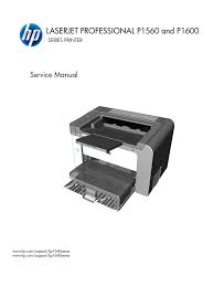 Hp laserjet enterprise m806 driver. Hp Laserjet P1560 P1600 Service Manual Manualzz