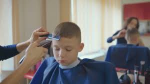 Learn how to cut curly hairstyles. 207 Kids Haircut Stock Videos Royalty Free Kids Haircut Footage Depositphotos
