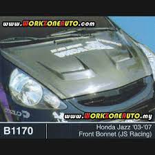 Hari dah nak malam ni. B1170 Honda Jazz Fiber Front Bonnet Js Racing Shopee Malaysia