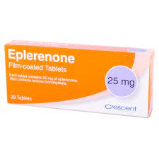 Eplerenone is a blood pressure medicine. Eplerenone 25mg Film Coated Tablets Crescent Pharma
