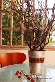 For the most part, decorating vases with twigs, blooming branches, or dried basketry willow can make striking displays. Christmas Table Decorations Decorative Twigs In A Vase Be A Fun Mum