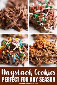 Haystacks Recipe Haystack Cookies Sweet Recipes Desserts Milkshake Recipes