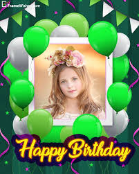 Tambahkan teks, stiker dan filter ke foto anda atau buat bingkai untuk foto tersebut. Happy Birthday Balloons Photo Frame Free Edit Online For Friends