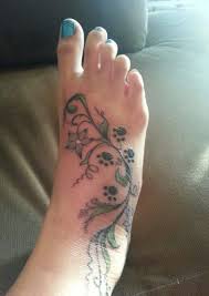 Dog paw print tattoo with flowers. 15 New Ideas Tattoo Foot Cat Dog Paw Prints Foot Tattoos Tattoos Flower Tattoo Foot