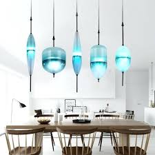 Cool Blue Pendant Light Fixtures Modern Led Pendant Lights Glass Shades Hanging Lighting Fixtures Simple Lamp For Hanging Light Fixtures Simple Lamp Home Decor