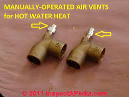 Air Bleeders Air Eliminators Hot Water Radiator Air Bleed Vent Installation Faqs Diagnostic Q A On Hot Water Heat Air Bleeders Air Eliminators Air Vents