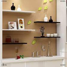 Buy bookshelves online @no cost emi. 1 Pc Ready Stock Wall Mounted Line Shape Floating Wall Shelves Rack Bookshelf Wall Display Storage Rack Shopee Philippines