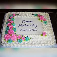 Make a happy birthday mom cake with name and photo of her. Mothers Day Cake Name The Cake Boutique