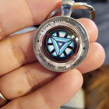I Love You 3000 Necklace Pendant Arc Reactor Necklace Pendant Etsy Pendant Necklace Pendant Gifts For Father