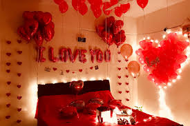 Inquiry now for marriage anniversary room decoration ideas. Romantic Room Balloon Decoration For Anniversary In Delhi Gurgaon Noida Ncr