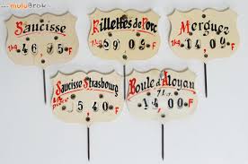 Anciennes Etiquettes De Boucher Charcutier Le Vintage En Cuisine Www Mulubrok Fr Etiquettes Etiquette Prix Fromage Maison