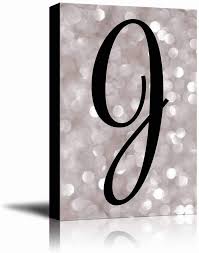 Training worksheets, propisi for practicing handwriting in pdf. Amazon Com Wall26 The Letter J In Brush Stroke Cursive On A Champagne Colored Bokeh Background Modern Romantic Elegant Art Canvas Art Home Art 16x24 Inches Posters Prints