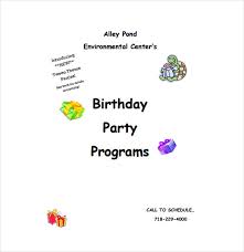 Documents similar to a birthday party program template. 8 Birthday Program Templates Pdf Psd Free Templates