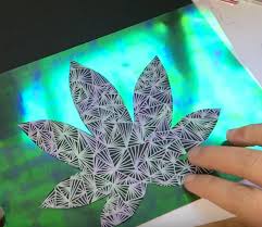 I got this as a stocking stuffer for my husband for christmas this past year, and its his favorite gift i got him over all. Weed Leaf Wall Art Tutorial Stoner Crafts Chronic Crafter