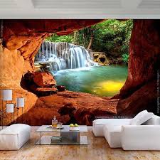 Fototapete Wasserfall Landschaft 3d Effekt Tapete Wandbilder Xxl Wohnzimmer 61 Tapeten Wandbilder Fototapete Tapeten