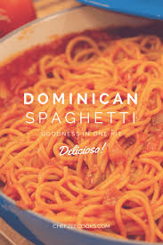 Dominican Spaghetti Chef Zee Cooks Recipe Dominicano Recipes Food Caribbean Recipes