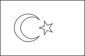 The flag of turkey was adopted on 5 june, 1936. Turkey Flag Coloring Picture