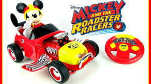 Help them develop fine motor skills as they play at filling up the car and tuning it up for the race. Disney Junior Mickey And The Roadster Racers Toys New Transforming Racing Car With Radio Control Youtube