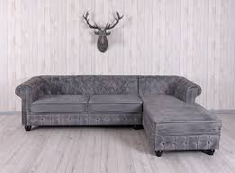 Ein ottomane ist eine mischung aus kleinem sofa und länglichem sessel. Chesterfield Sofa Vintage Ecksofa Couchgarnitur Antik Polstergarnitur Ottomane Ebay