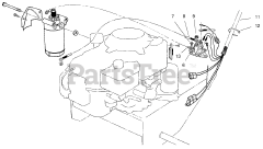 Next connect the solenoid wires to the controller. Toro 74 0980 Toro Electric Starter Wide Area Mower Parts Lookup With Diagrams Partstree