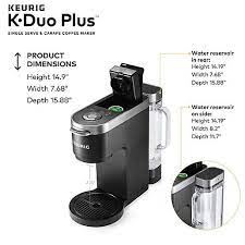 Read reviews for cuisinart coffee center 12 cup stainless coffee maker & single serve brewer. Keurig K Duo Plus Coffee Maker With Single Serve K Cup Pod Carafe Brewer Bed Bath Beyond