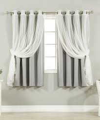 Look At This Gray Tulle Blackout Short Curtain Panel Set Of Four On Zulily Today In 2020 Window Curtains Living Room Short Window Curtains Curtains Living Room