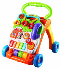 Vtech Sit To Stand Learning Walker 29 41 Sit To Stand Baby Learning Baby Developmental Toys