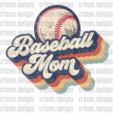 Buy Retro Baseball Mom Sublimation Design Download Online in India