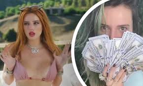 Ex-Disney star Bella Thorne becomes the first person to make $1M in 24  hours on adult site OnlyFans | Daily Mail Online