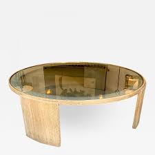 From rustic coffee tables to modern coffee tables, you'll find what you love! Jacques Adnet Jacques Adnet Very Large Round Coffee Table In Cerused Oak