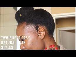 How To Two Super Easy Natural Hairstyles Under 5 Minutes South African Youtube Natural Hair Styles Easy Natural Hair Styles Hair Styles