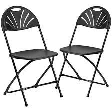Flash Furniture 2 Pack Hercules Series 650 Lb Capacity Plastic Fan Back Folding Chair In 2020 Folding Chair Flash Furniture Metal Folding Chairs