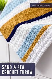 When you're happy with your swatch, count how many stitches your yarn and hook combo take to make one foot in width. Modern Crochet Blanket Pattern Daisy Cottage Designs Crochet Blanket Patterns Modern Crochet Blanket Crochet