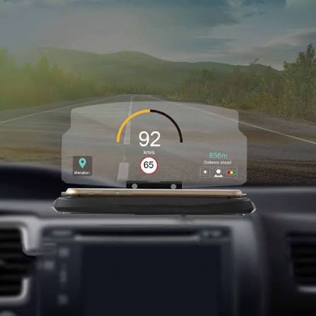 Mobile HUD Car Navigation Projector Head Up Display Intelligent Induction  Fast Wireless Charging Android And IOS, With Fixed Base - Walmart.com