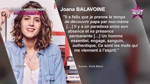 Joana balavoine âgée de 32 ans est la fille de daniel balavoine. Daniel Balavoine Vu Par Sa Fille Joana J Ai Pris Le Temps De Decouvrir Papa Video
