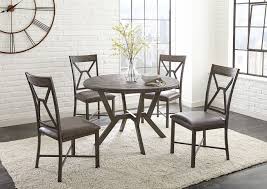 Not only will you love the wine storage, but you'll also find the storage drawer to be quite useful. Alamo Grey Round Dining Table Ivan Smith